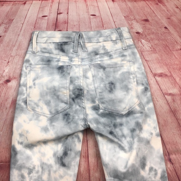 ☮️Good American Good Legs Cloud Tie Dye Skinny Size 25x28” - Picture 10 of 10